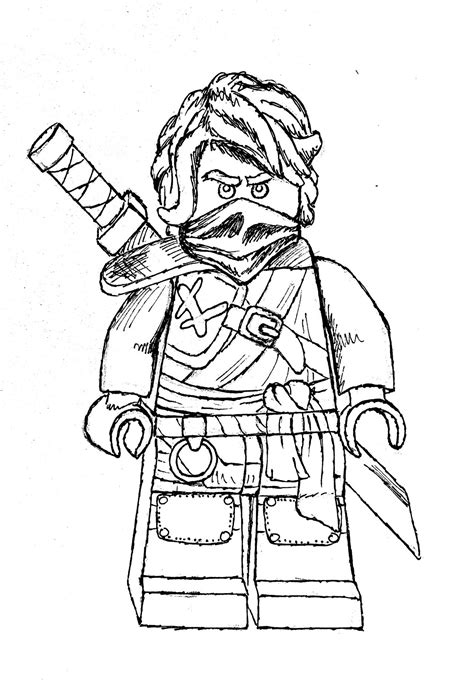 Lego Ninjago Coloring Pages Lloyd